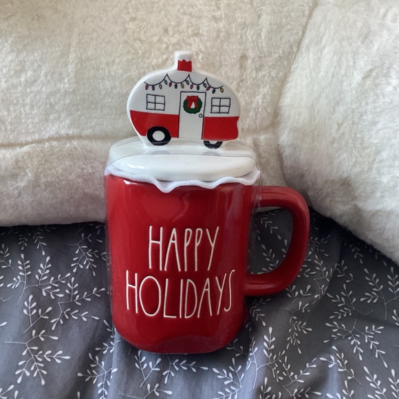 Rae Dunn happy holidays topper - Picture 1 of 1